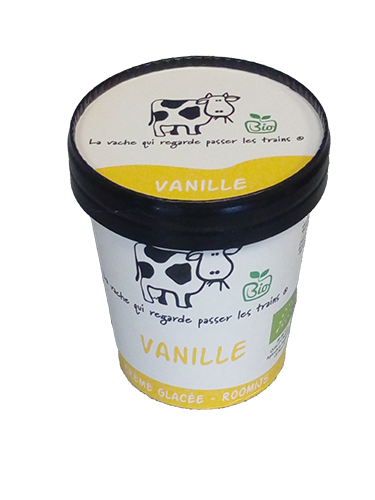 La Vache Vanille crème glacée bio 500ml